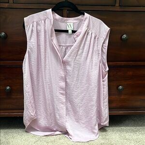 Worthington Pink Sleeveless Top business casual
